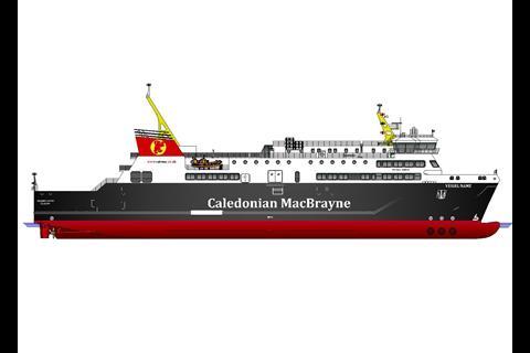 A UK first for CalMac with two Houlder designed, Ferguson Marine built 1,000 passenger dual-fuel ferries